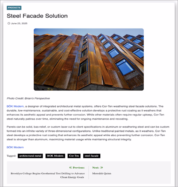 Green Building News